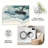Misty Teal Hills carpet-easy to clean, machine-washable, soft and comfortable; suitable for door mats, kitchens, living rooms, bedrooms, corridors, and laundry areas. Easy to clean, durable carpet for home decoration.-767313601