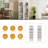 Free Standing 5 Tier Bookcase(Set of 2)-1598355425