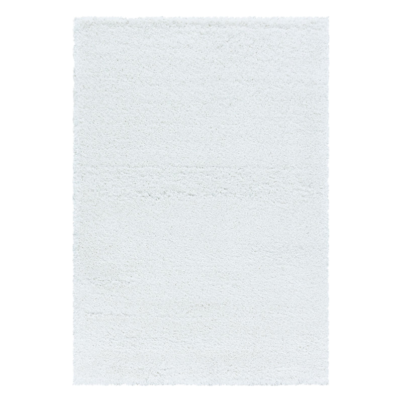 Calderon Solid Colour Shag Area Rug, Rectangle 140 x 200cm