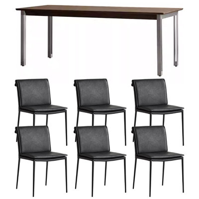 Light Luxury Modern Metal Sense Rectangular Table