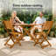 Folding Patio Dining Armchair