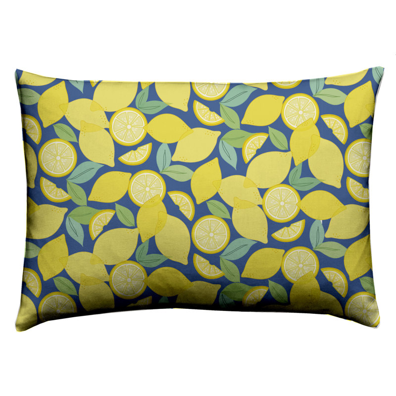 Alata Floral Rectangular Throw Cushion