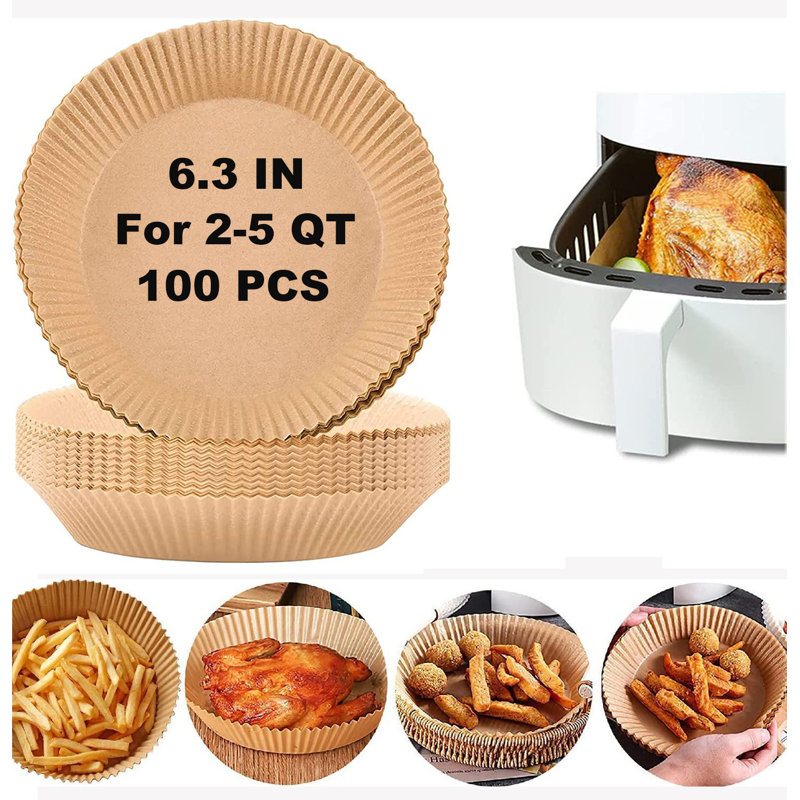 Honoria 8L Air Fryer, 5.6 cm H × 16 cm W × 16 cm D, Round