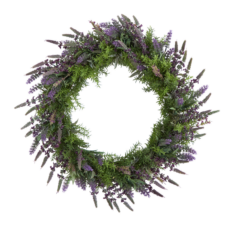 Lavender Artificial Wreath