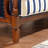 Vintage solid wood leather sofa Upholstered 74.4 " Sofa
