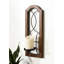 Applique murale Rakefield 7 x 5 x 18 brun rustique, noir