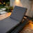 Acacia Wood Lounge Chaise With Water-Resistant Lounge Cushions-604405761