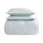 Ensemble d'édredon tissé vert 3 pièces Waterford Houston Jade avec taies décoratives assorties-113093185
