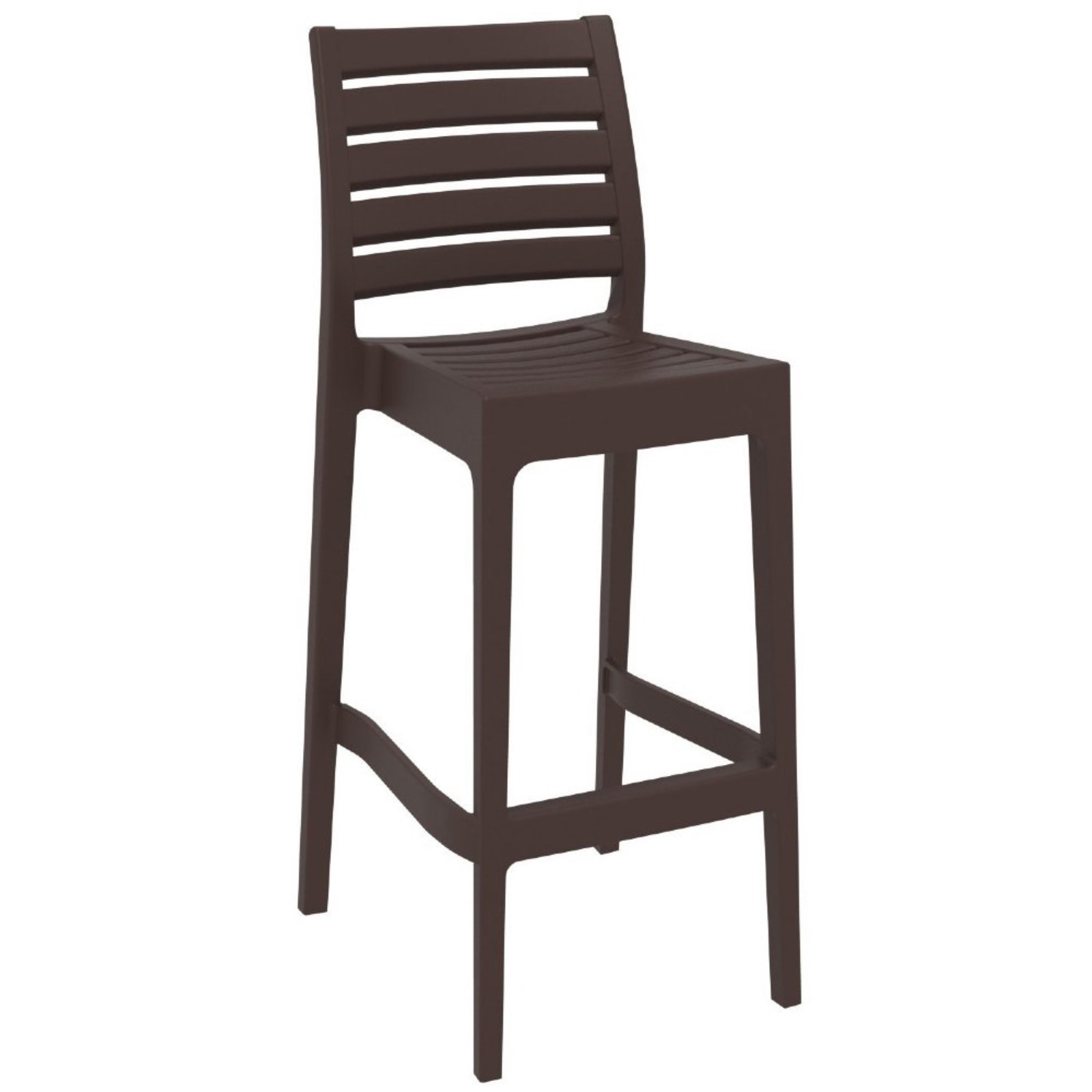 42.5'' Outdoor Bar Stool, Brown