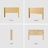 Harrill Fluted Wooden Headboard with Wingback Design (Headboard Only)-114473915-114473913