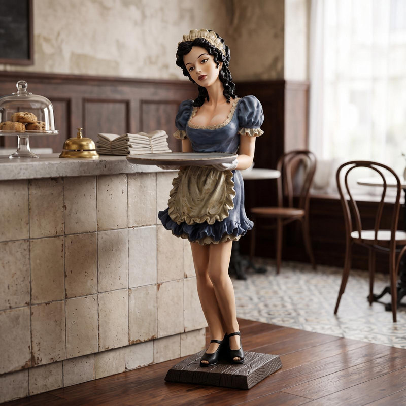 Statue maid french genevieve the bonniche