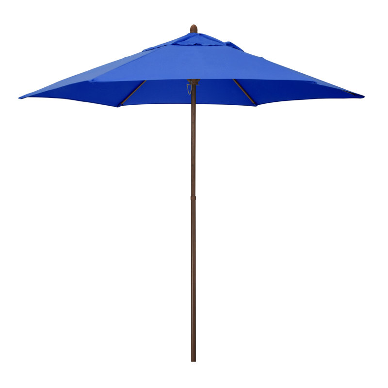 Parasol de marché Henry Street, Bleu pacifique - polyester