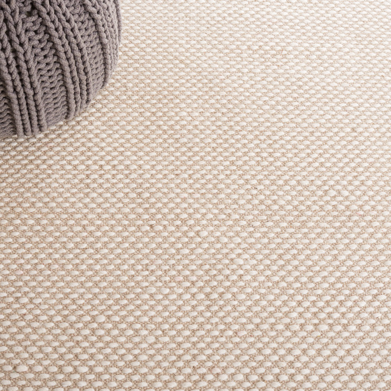 Tapis en laine / coton à tissage plat Razika, Rectangle 4 pi x 6 pi