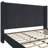 Ana King Upholstered Wingback Bed-100946350