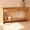VISTA 60" White Oak Console Table with Sculpted Slat Detailing & Chevron Apron – Natural
