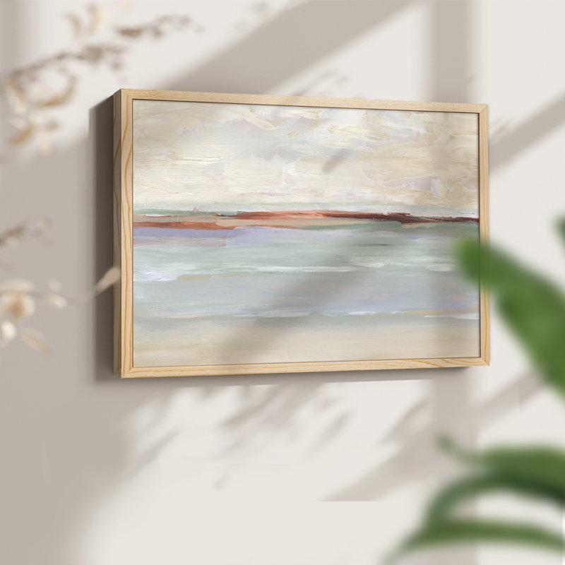 Sienna Horizon I - Reproduction encadrée - Restickable, H 8 po x l 10 po, Naturel
