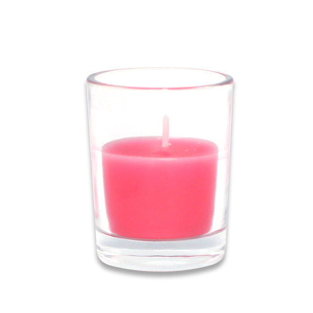 Bougie votive Zest, Rose vif, Ensemble de 96