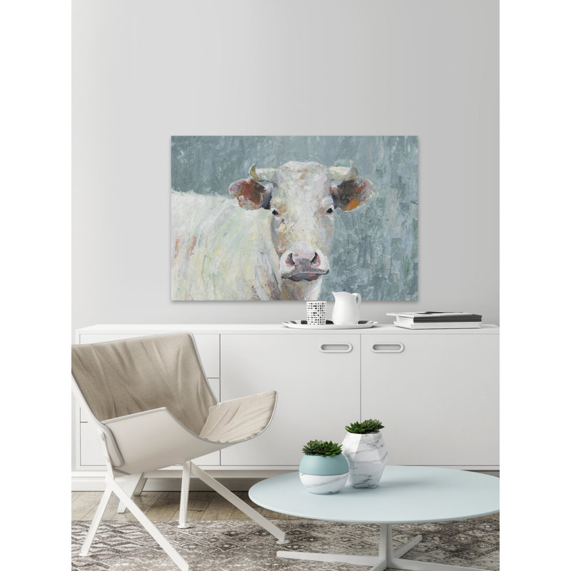 «Innocent Cow» par Parvez Taj, reproduction sur toile, H 20 po x l 30 po x P 1,5 po