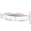 Vidaxl Bed Frame-1389370399
