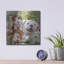  «Cat and Dog Pose For A Selfie» par Kajenna Art, art mural en métal, 12 po x 12 po-234578020