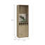 Barre de rangement à 5 tablettes en chêne clair