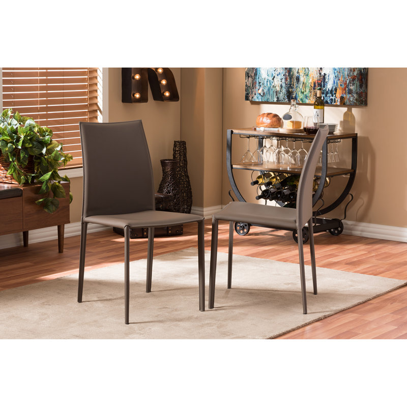 Chaise rembourrée Berryhill, Taupe