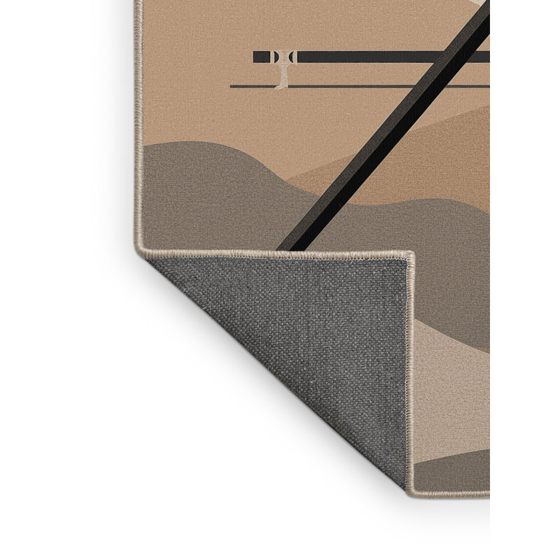 Tapis moelleux doux moelleux Duran Seppuku, 5 x 7