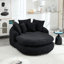 Canapé surdimensionné rembourré à billes avec mousse à mémoire de forme, 3 grands et 2 petits coussins, dossier enveloppant pour adultes, tissu chenille-1082813719