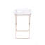 Plateau transparent en acrylique et cuivre