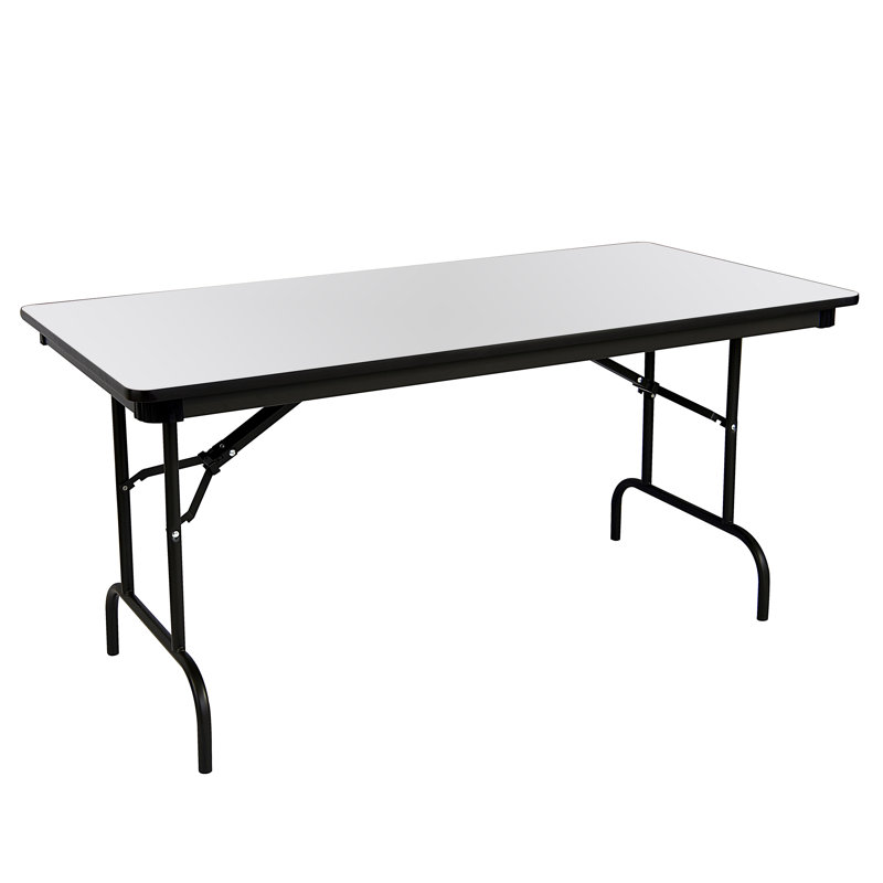Table rectangulaire en bois, gris, H 29 po x L 72 po x l 30 po