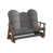 Smoke Gray Top/Antique Mahogany Base selected