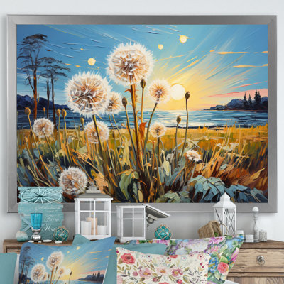 «Landscape Vangogh Dandelions Field I» sur toile