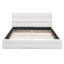 Grand lit plateforme tapissier