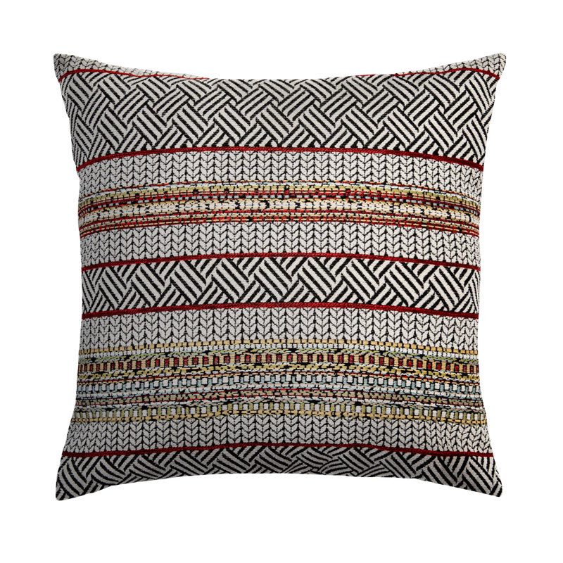 Coussin Chariho, Bleu, 26 po x 26 po