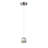 Emerie 1 - Light Nickel Single Pendant