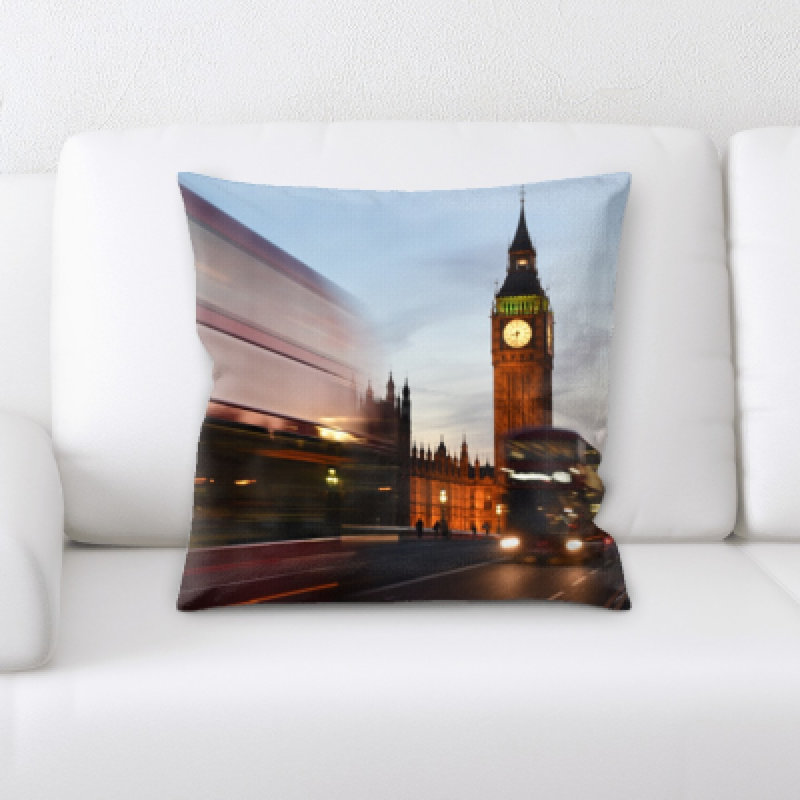 Microsuede Throw Pillow