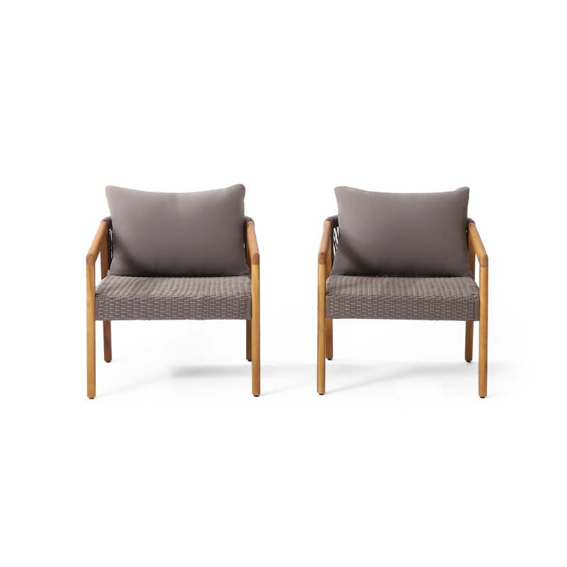 Chaise de patio avec coussins Savoy