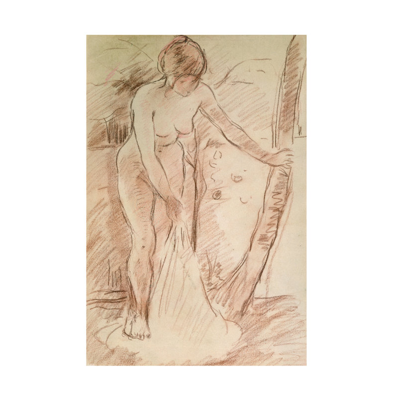 Berthe Morisot, baigneur debout, 1888, art sur toile, H 47 po x l 30 po