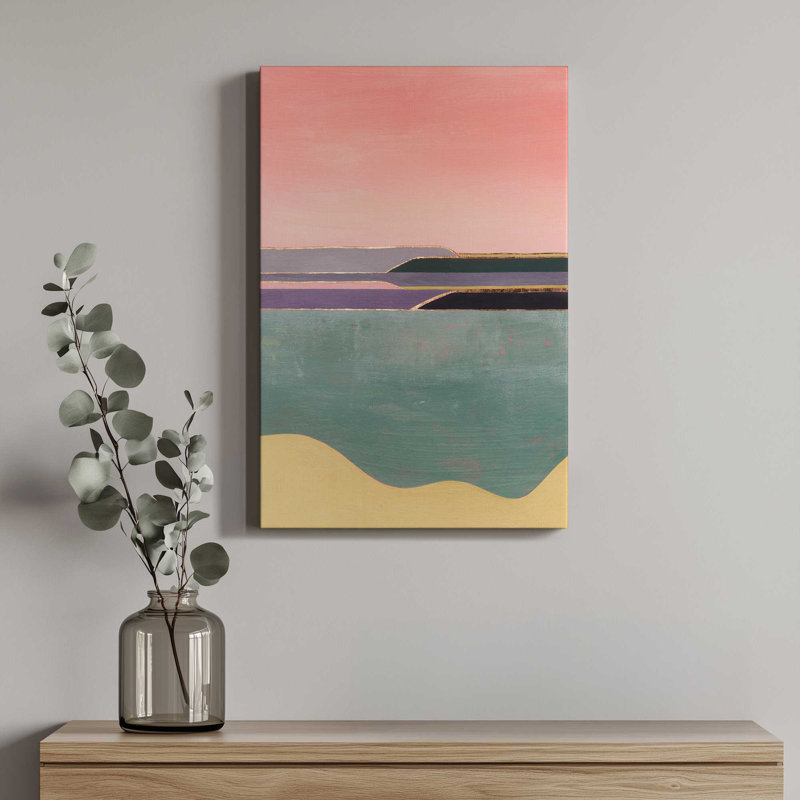 «Candied Cliff I» par Grace Popp, reproduction d'art sur toile, H 12 po x l 8 po