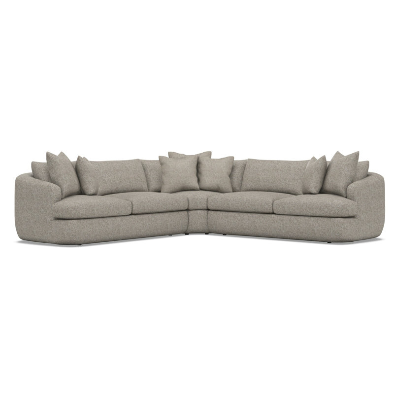 Jules Fabric 3 Pc Sectional, 1697-012