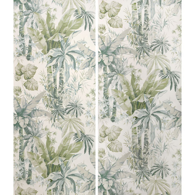 Junglewood Pnl - Verde, Blue Sage
