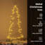 Metal Christmas Tree with Stand Black Steel-969756171