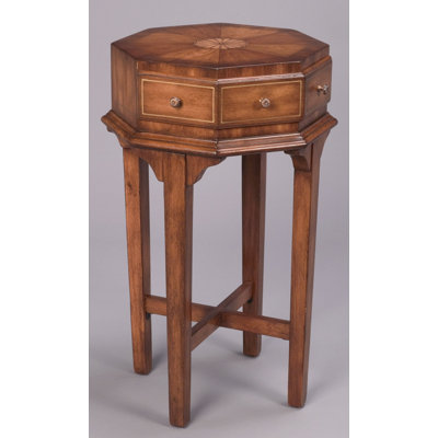 Solid Wood Top End Table