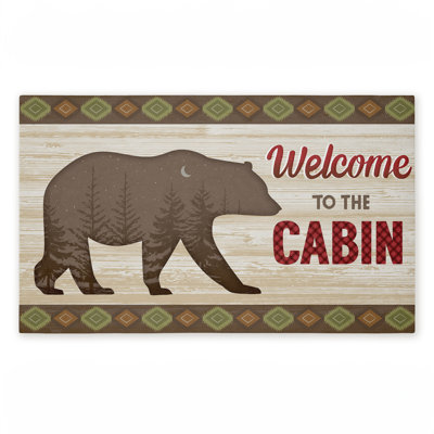 Paillasson Cabin Welcome