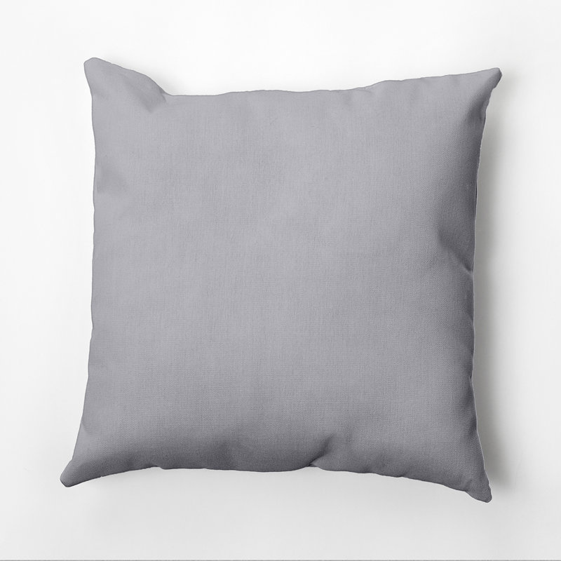 Ajibola Reversible Throw Pillow, 18" x 18", Rain Cloud, Polyester/Polyfill