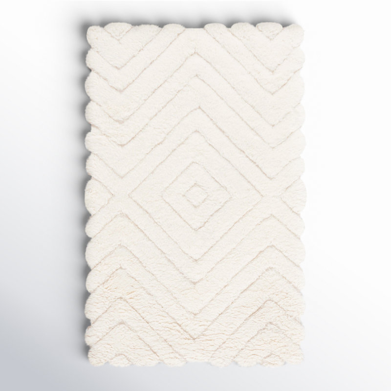 Tapis en laine Dabria, Rectangulaire 3 pi x 5 pi