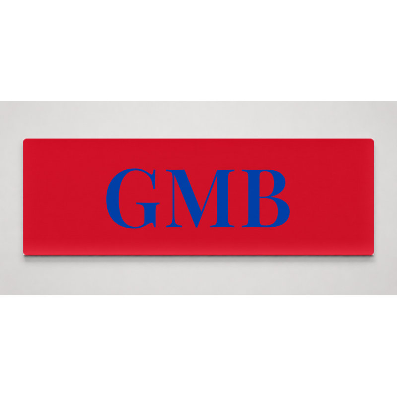 Drapeau Mondial Drapeau Monogramme Diamant de Luxe — Vert Rouge Bleu — Tableau Panoramique sur Toile Murale