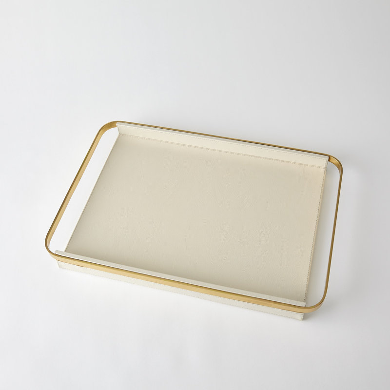 Tray, Cream, 24" W x 16" D x 2" H