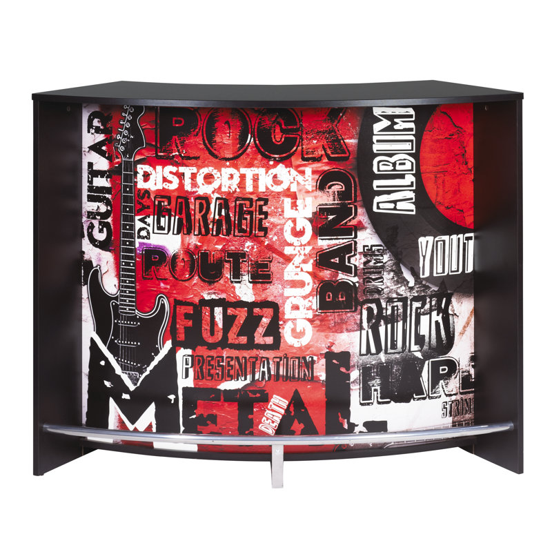 134.5cm Bar Cabinet, Black