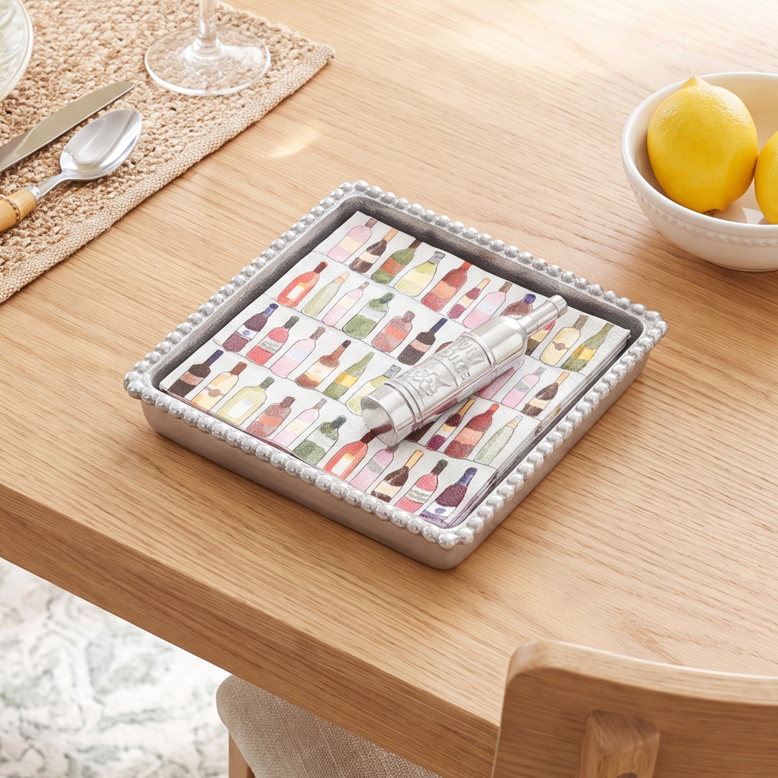Let's Celebrate Wine Bottle Napkin Holder
